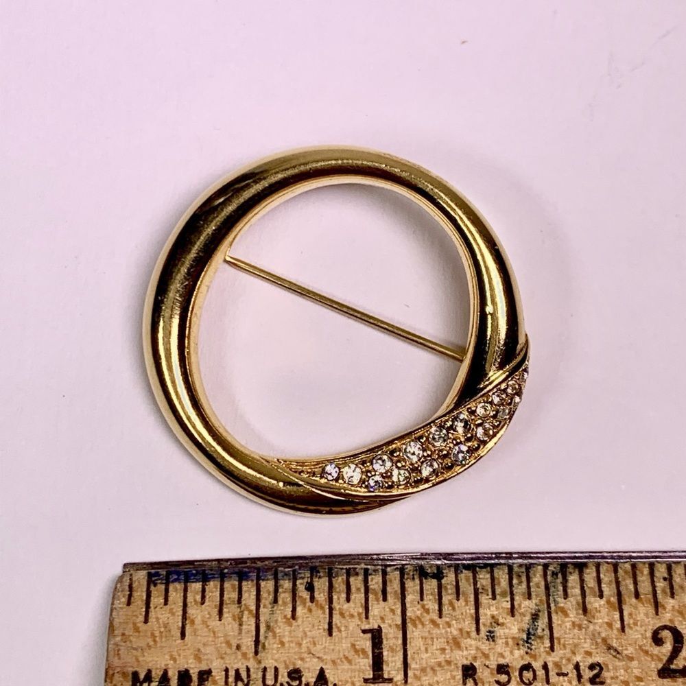 💎💯 GOLD PLATED BROOCH 👌♥️ - Picture 2 of 4